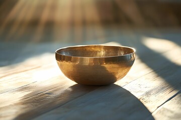 Tibetan Singing Bowl for Sound Therapy, meditation, calm, zen, relaxation