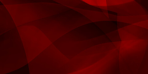 Modern and seamless geometric abstract background with curved lines, waving waves texture against a dramatic black background, Dynamic shapes composition texture. Abstract red background vector.