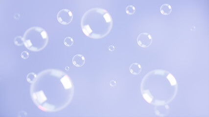 Soap bubble background. Generative AI