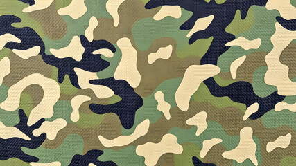 Fototapeta premium Texture and background of camouflage. Generative AI