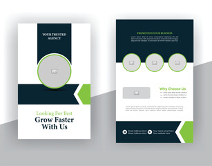 Digital marketing office id card design template