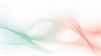 Naklejka premium Minimalist composition featuring geometric lines in soft pink, mint, and light lavender pastels