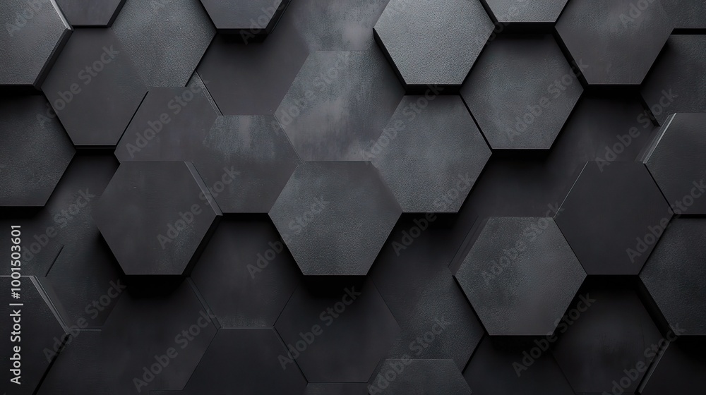 Poster black hexagonal pattern textures for design projects