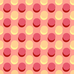 Vector - polka dot illustration, seamless pattern.
