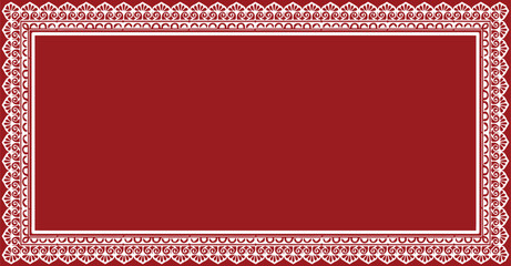 	
Name plate traditional folk painting aipan template.