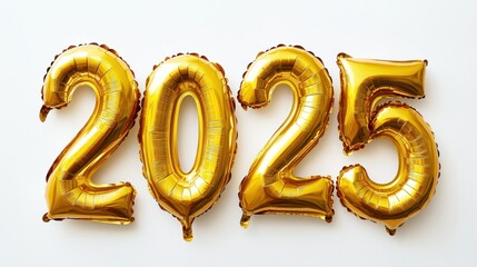 Golden Balloons for 2025