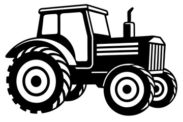 tractor isolated on white background