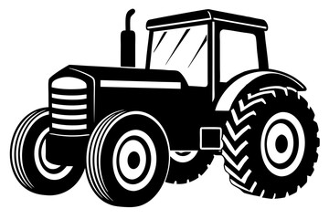 tractor isolated on white background