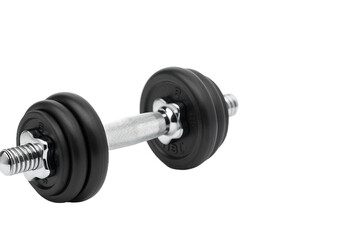 Naklejka premium Compact Dumbbells for Easy Storage Isolated on Transparent Background