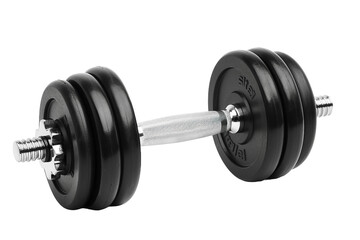 Naklejka premium Professional Grade Dumbbells for Intense Training Isolated on Transparent Background