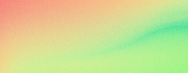 Abstract grainy background glowing green and wheat salmon blurred color flow banner poster cover design, noise texture effect, glow template empty space, grainy noise grungy texture color