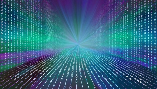Binary code background