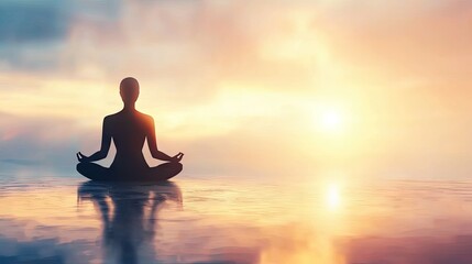 Fototapeta premium meditation absctract,