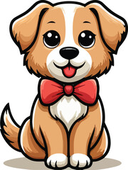 A silhouette dog vector style white background