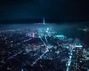 Digital Dusk: NYC’s Cyberpunk Skyline © Michael Lisi