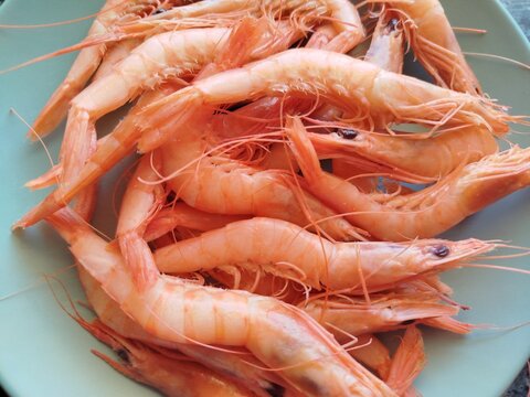 Langostinos cocidos 