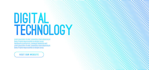 Abstract digital technology hi-tech futuristic blue white background, cyber information communication, innovation future tech data, internet network connection, Ai big data lines dots, circuit vector