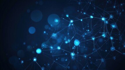 Abstract Digital Network Background