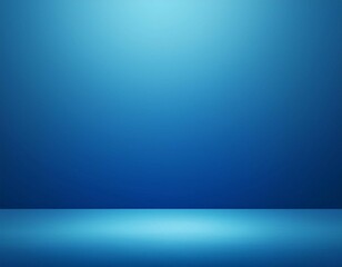 Obraz premium Blue empty room studio gradient used for background and display your product