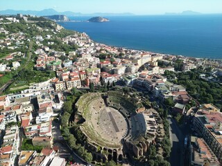 pozzuoli, flavian amphitheater, italy, phlegrean fields, campi flegrei