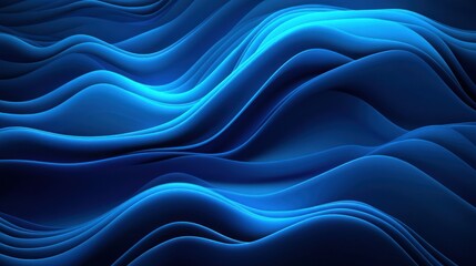 Fototapeta premium Abstract Blue Wave Background