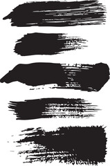 ink brush strokes, black texture brushes, vector brush texture.