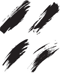 ink brush strokes, black texture brushes, vector brush texture.