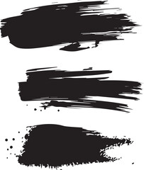 ink brush strokes, black texture brushes, vector brush texture.
