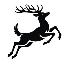 Fototapeta premium Deer Jumping