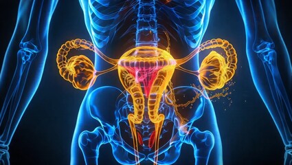 Detailed Human Reproductive System Illustration