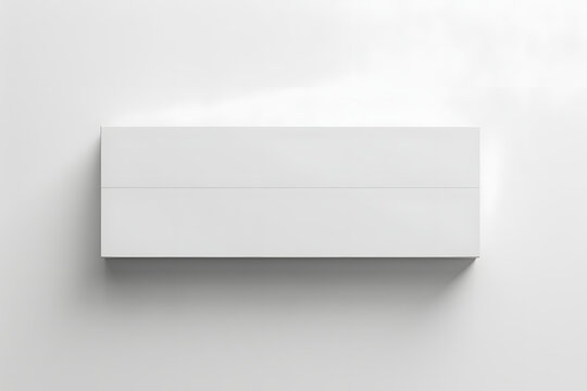 white rectangle cardboard box AI generative