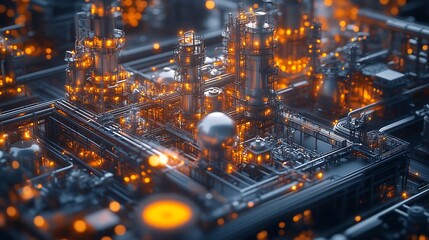 Construction process of Refinery and Petrochemical  Plant : Generative AI