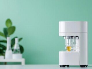 Lab with high-performance liquid chromatography HPLC system, advanced chemical analysis, lab setup