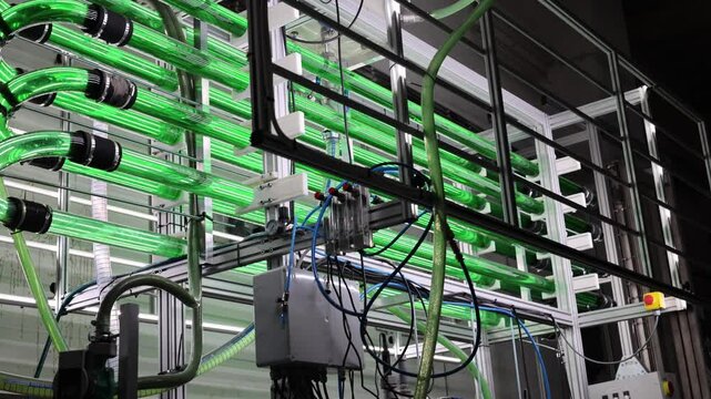 Hydrogen is produced in the laboratory