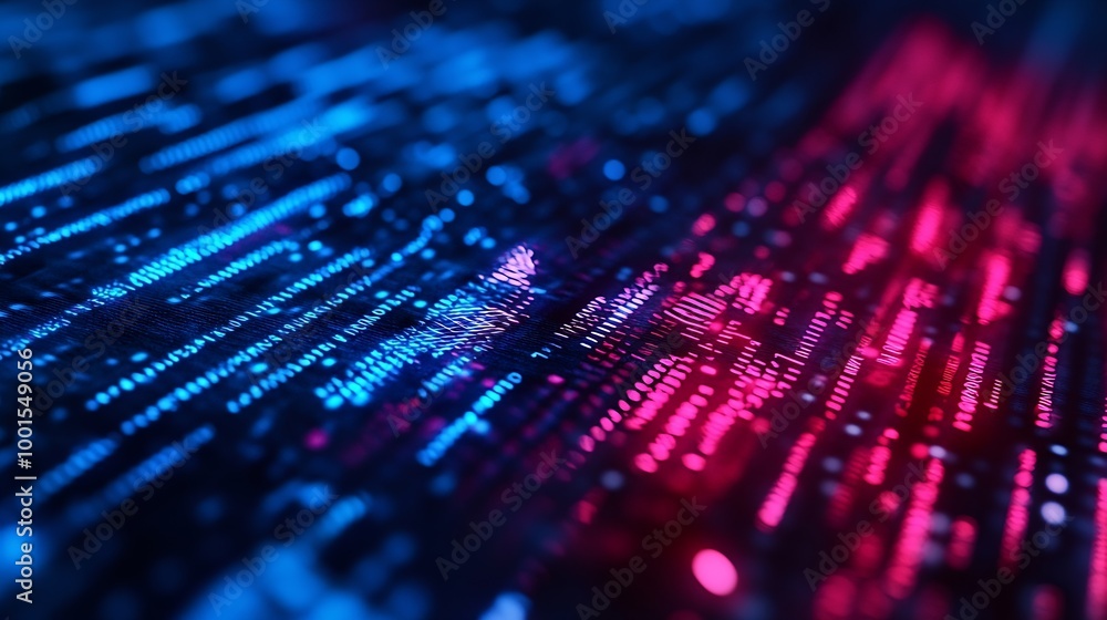 Fototapete Business and Data ProtectionBiometric security identifyai artificial intelligenceLog4j6gbig dataCyber security technology prevent unauthorized access protect business significant data : Generative AI