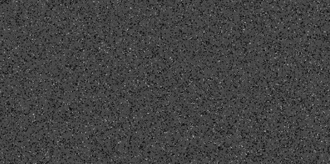 Abstract design with black paper background and terrazzo flooring texture. Terrazzo design with white polished sandstone wall texture. this design are uses for Quartz surface white.	