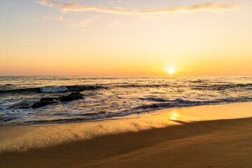 atardecer en baja
