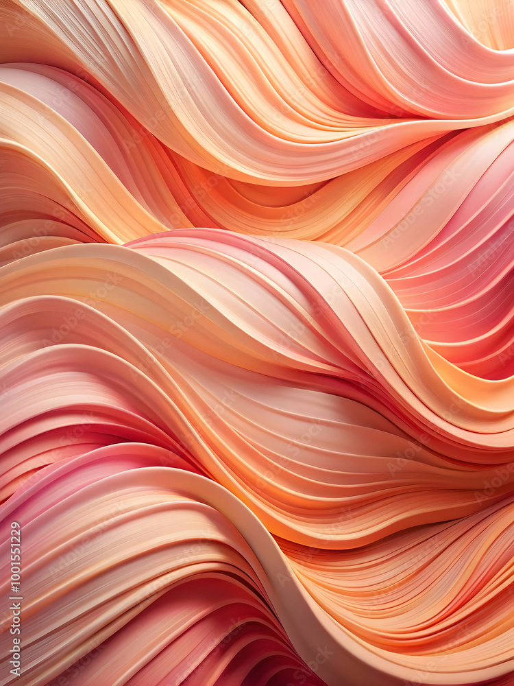 Poster abstract waves of color: a mesmerizing abstract background of vibrant hues, featuring a dynamic inte