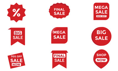 set of sale tags, Sale quality badge and labels.