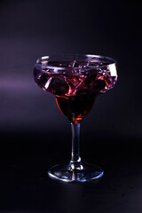 Cocktails. Multi-colored alcoholic and non-alcoholic cocktails. Bar.