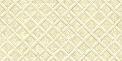 Creamy Diamond Texture: A seamless pattern of soft, beige diamonds, perfect for backgrounds, textures, and design elements.  