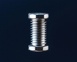 Technical view of a screw thread, showing load transfer and friction analysis, engineering mechanics, thread mechanics