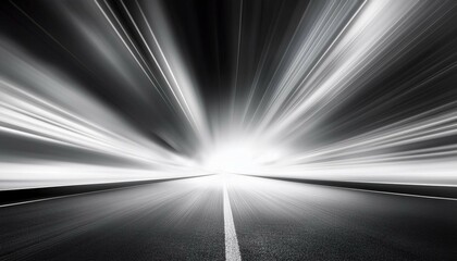 white and black motion blurred back ground with sportlight backdrop