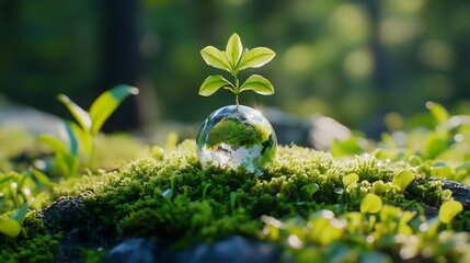 World Environment Day Happy Earth Day Green Environment Green Nature Green Energy June Day : Generative AI