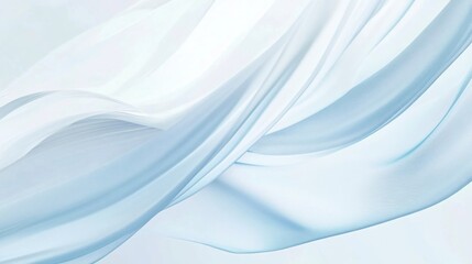 Abstract Blue Fabric Swirls