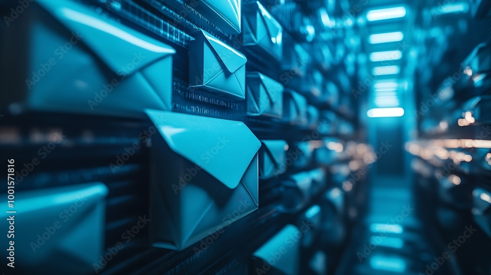 Poster email marketing data center and internet advertising sending documents digitally using email : gener