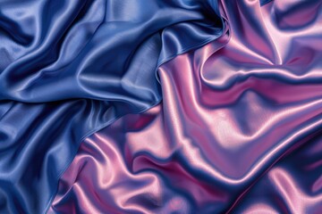 Fototapeta premium A detailed view of woven purple and blue fabric with intricate patterns