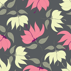 digital allover flower pattern design