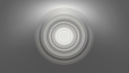 Fototapeta premium Circle light on gray background