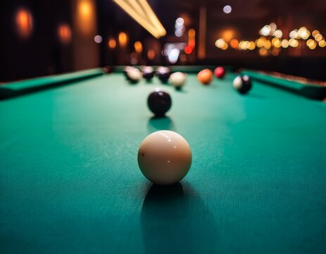 Billard tisch nahaufnahme